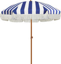 7ft Patio Umbrella with Fringe for Stylish Outdoor Spaces