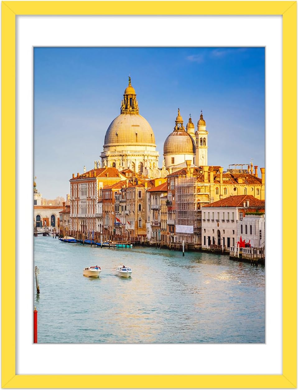 wyooxoo 18x24 Poster Frame in Yellow for Stylish Display