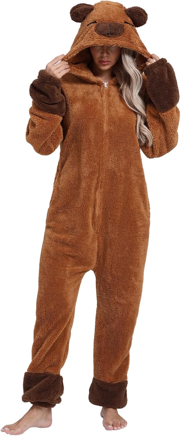 Adult Onesie Pajamas for Halloween Cosplay Fun and Comfort