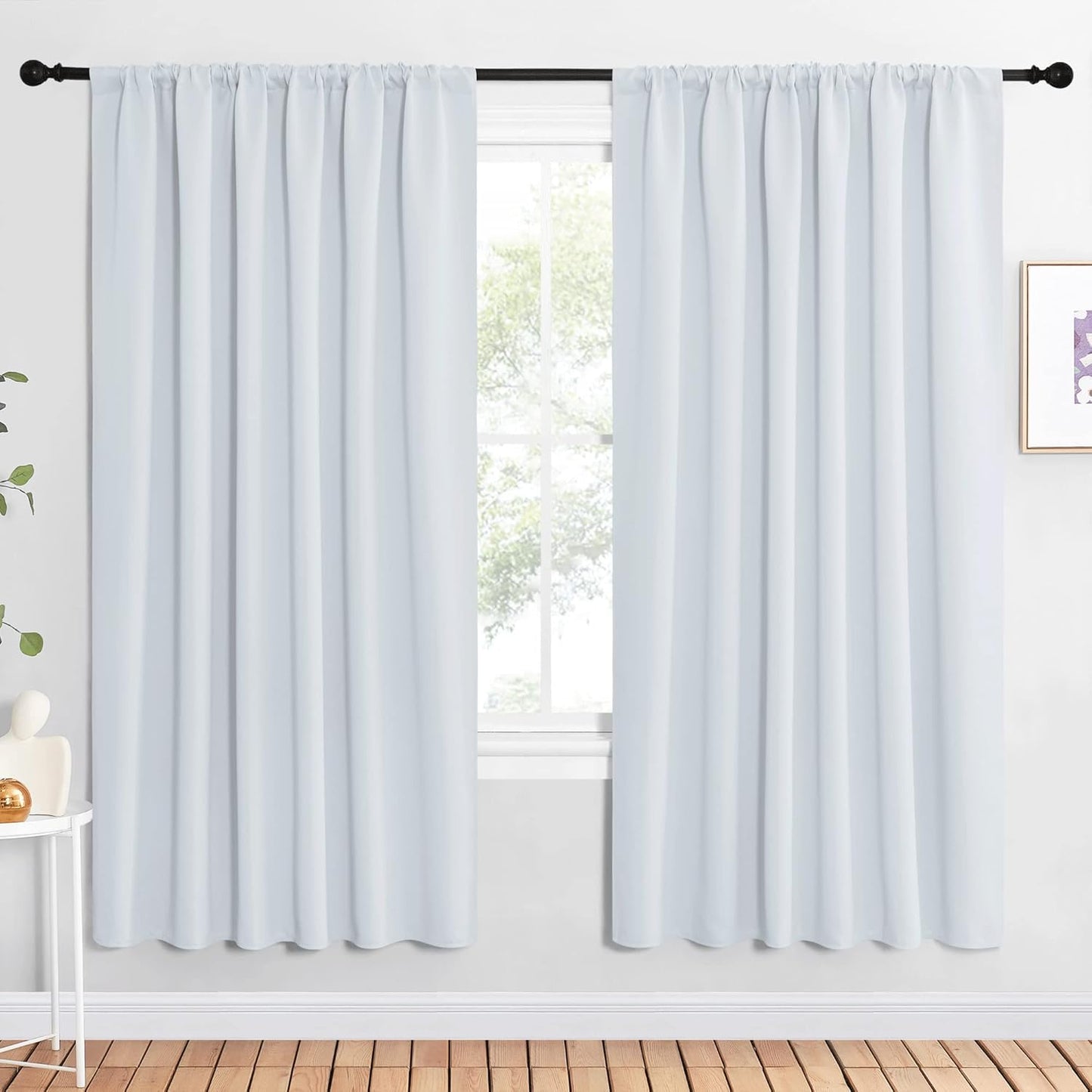 NICETOWN Thermal Insulated Room Darkening Curtain Panels 62 in x 72 in