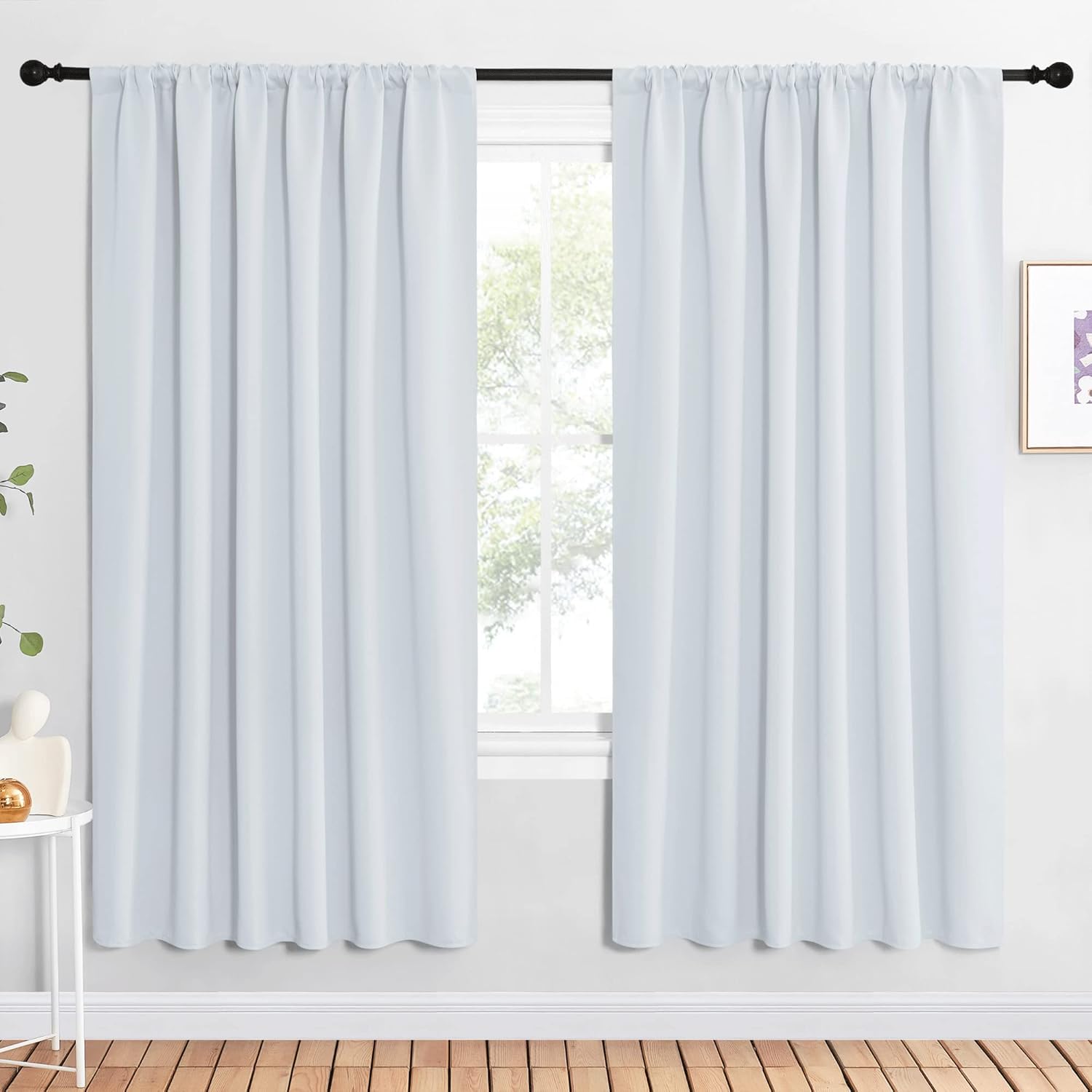 NICETOWN Thermal Insulated Room Darkening Curtain Panels 62 in x 72 in