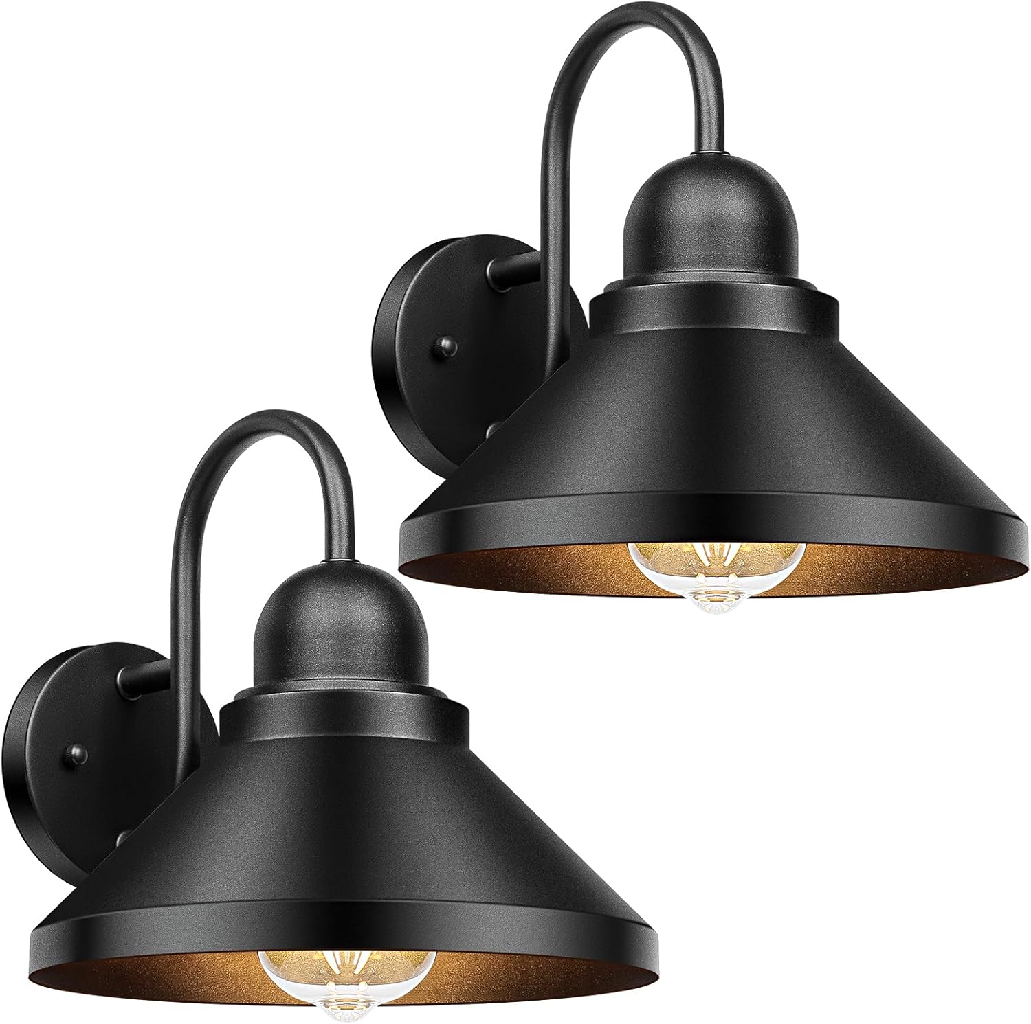 Brightever Gooseneck Outdoor Wall Sconces for Stylish Lighting