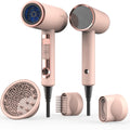 FUNTIN Hair Dryer Blow Dryer with Diffuser Brush for 4C Hair - Fast