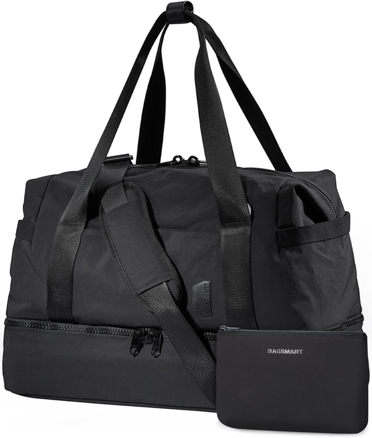 Compact Weekender Bags for Women with Shoe Compartment