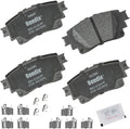 Bendix Priority1 CFC2183 Ceramic Rear Brake Pads - Quiet, OE Fit
