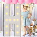 4FT Marquee Letter H Light Up Letters - Large Party Marquee