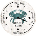 Personalized Blue Crab Tide Clock - Beachy Tide Tracker