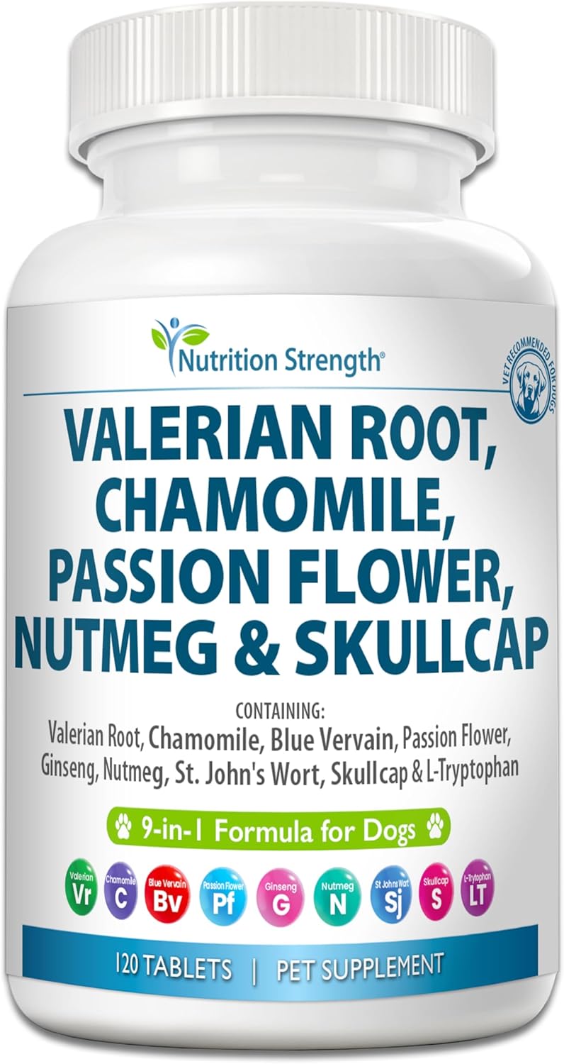 9-in-1 Valerian Root for Dogs with Chamomile and More