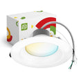 ASD 8 in Commercial Canless LED Downlight - Adjustable CCT & Wattage