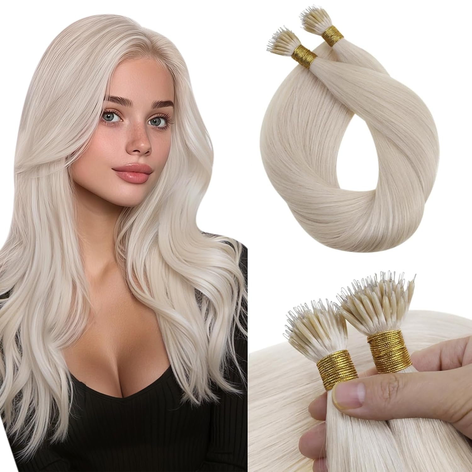 Nano Hair Extensions for Natural Look and Easy Styling