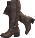 Luoika Women's Extra Wide Calf Knee High Boots - Wide (Style D92Z)