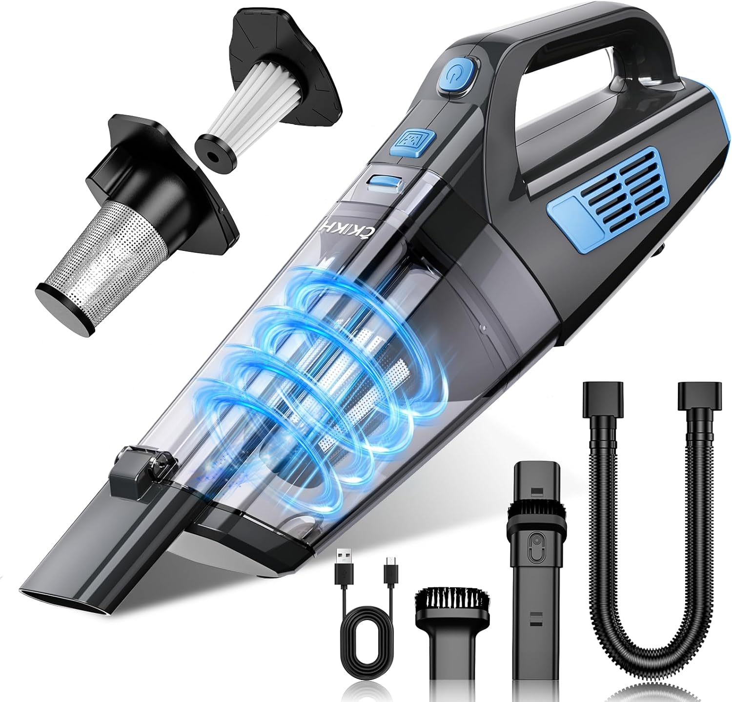 Handheld Vacuum Cordless with 15000PA Strong Suction Power