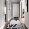 Beverly Rug Outdoor Runner Rug 2x7 Beige - Washable Floral Runner