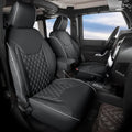 GIANT PANDA Jeep Wrangler JK 4-Door Seat Covers - Custom Faux Leather
