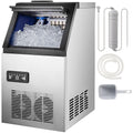 Commercial Ice Maker Machine 132lbs/24H - Fast, Large Storage