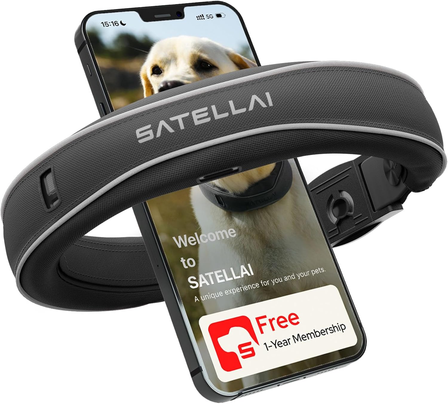 SATELLAI GPS Dog Collar: Advanced Wireless Fencing Solution