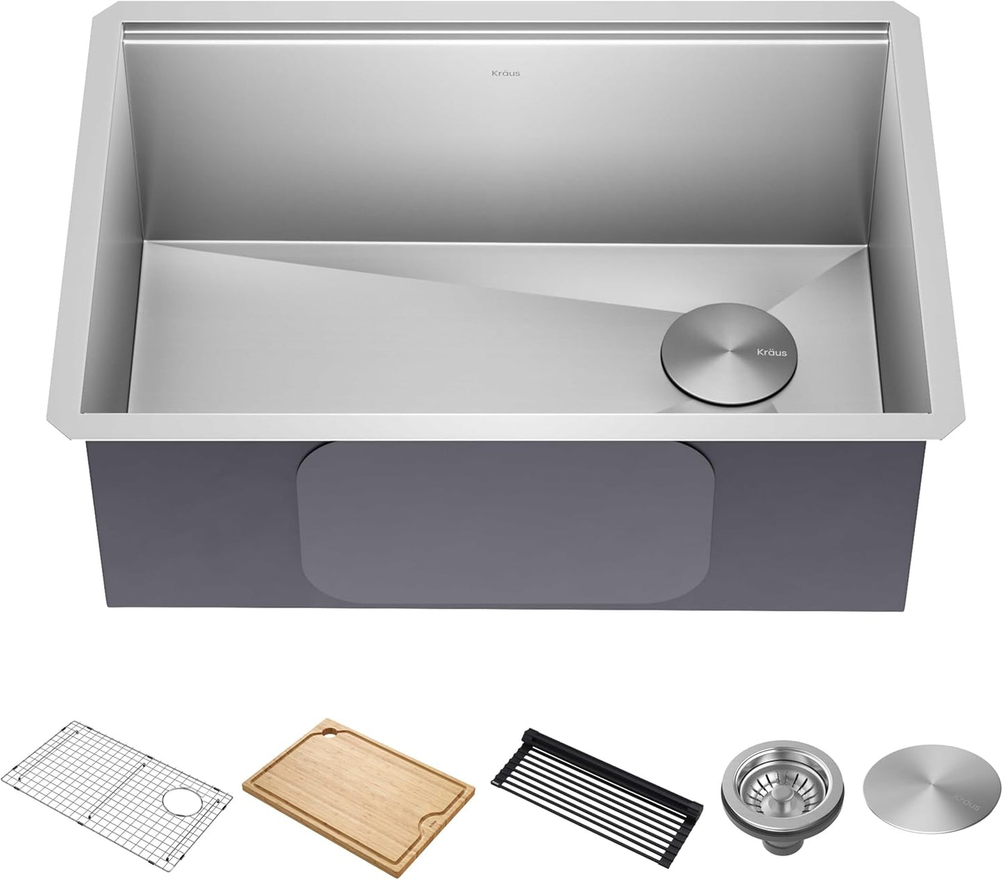 KRAUS Kore 27-Inch Undermount Workstation Sink with Accessories