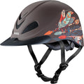 Troxel Rebel Turquoise Rose Helmet - Comfortable Low-Profile Fit