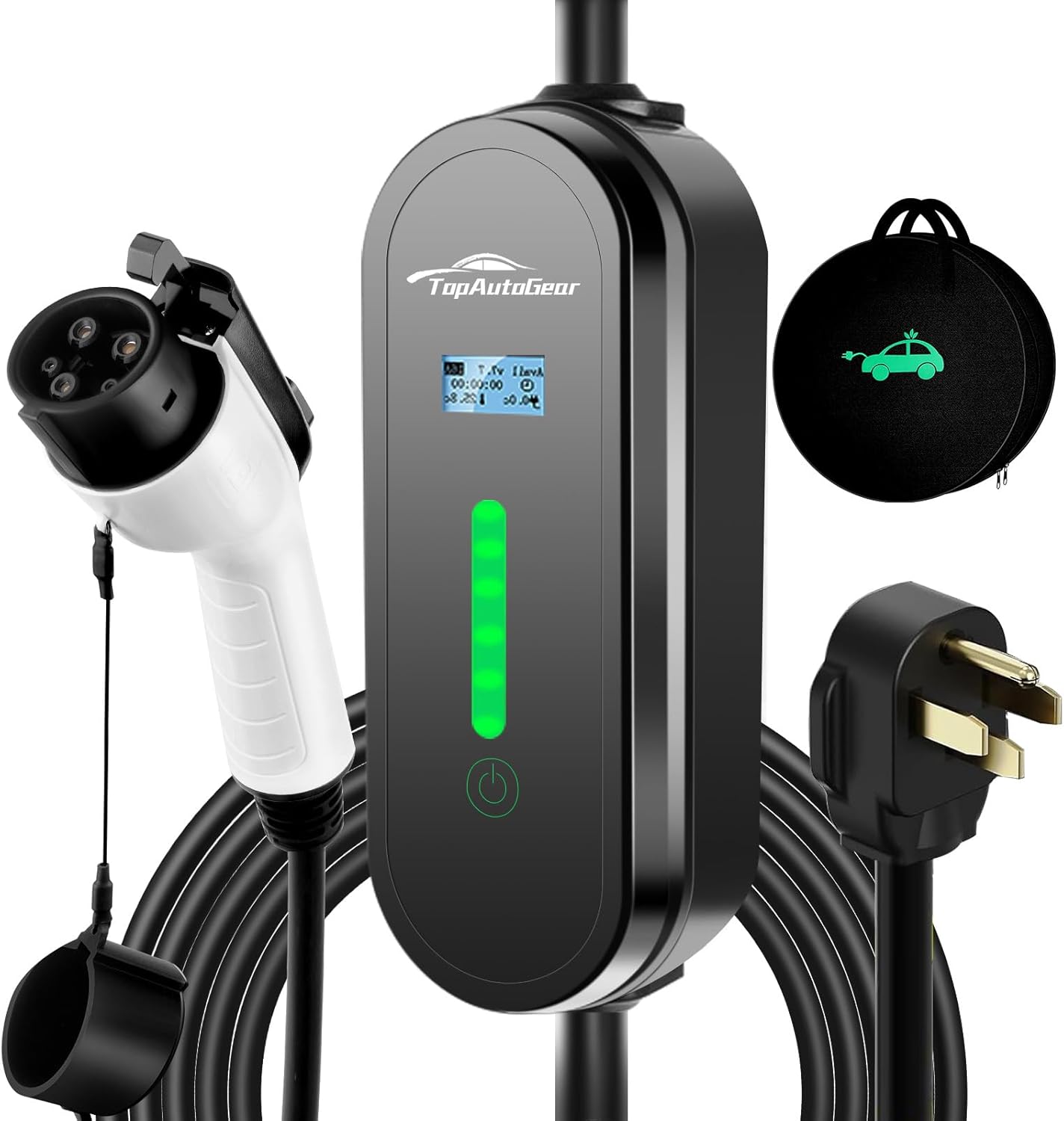 Level 2 EV Charger 32Amp 20FT Portable Electric Car Charger