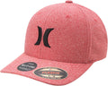 Men's Hurley H2O Dri Fitted Baseball Cap - Black Curved Bill