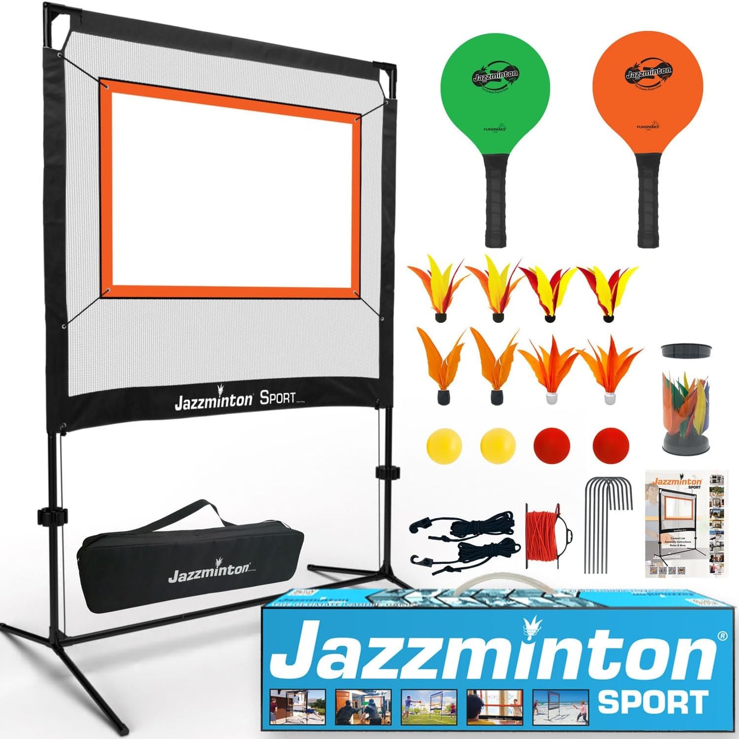 Jazzminton Sport Paddle Game for Indoor and Outdoor Fun