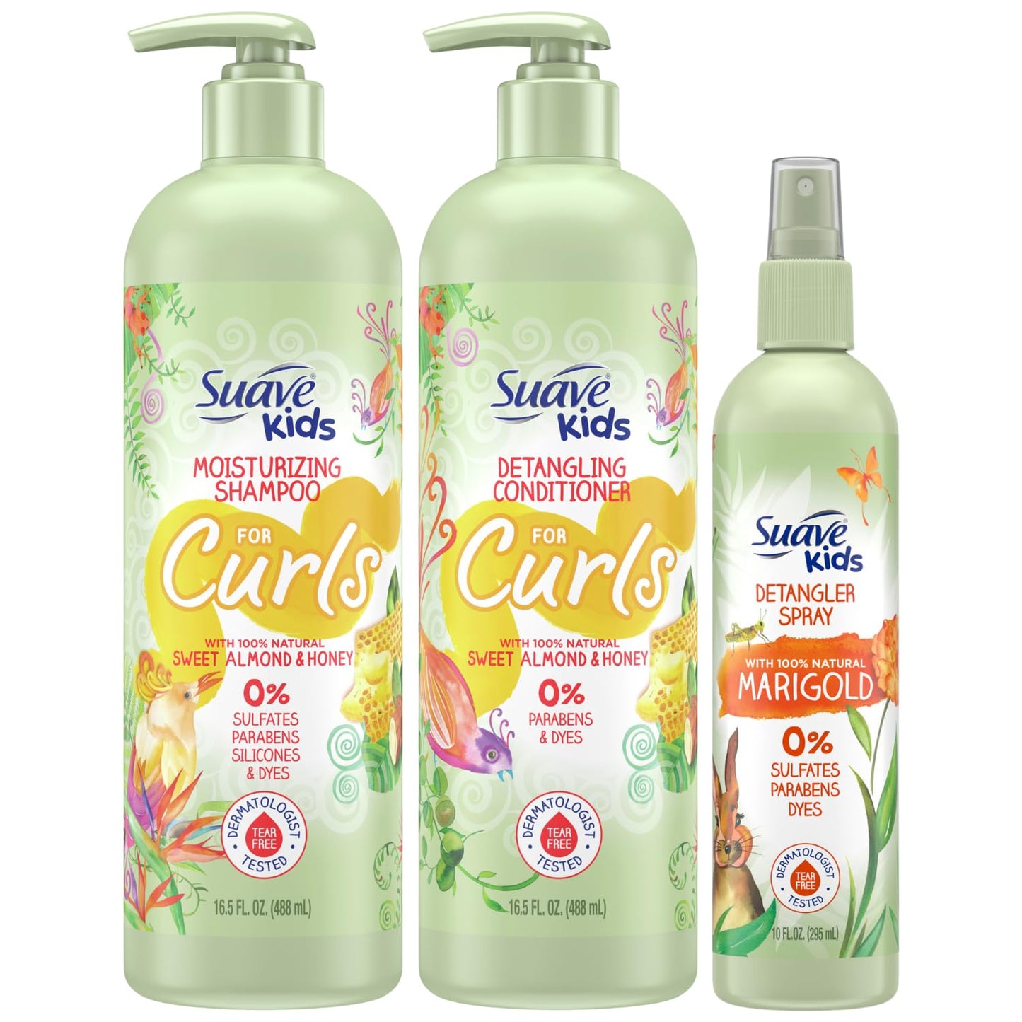 Suave Kids Curls Care Bundle - Gentle & Nourishing