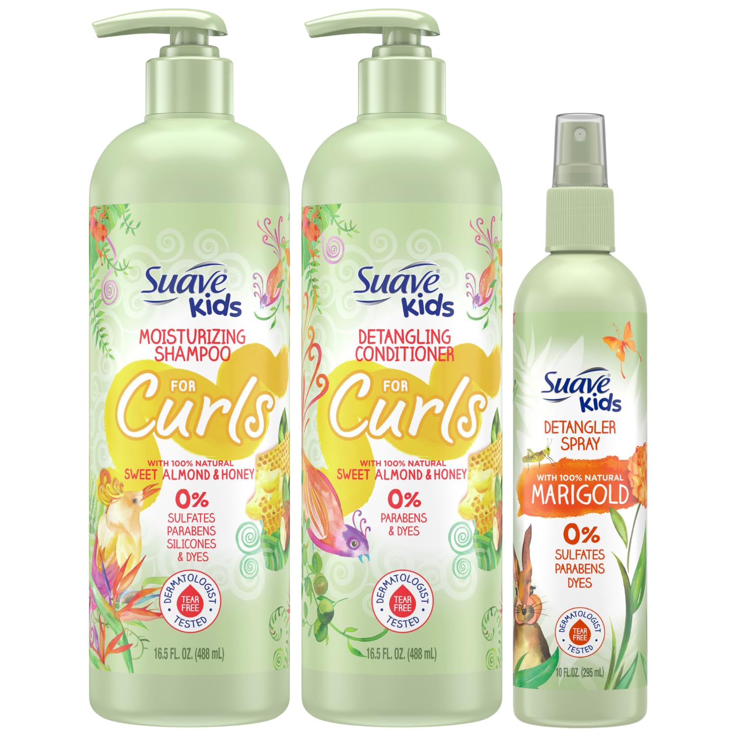 Suave Kids Curls Care Bundle - Gentle & Nourishing