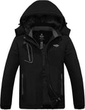 Women's Mountain Waterproof Ski Jacket Windproof Hooded Coat - Warm