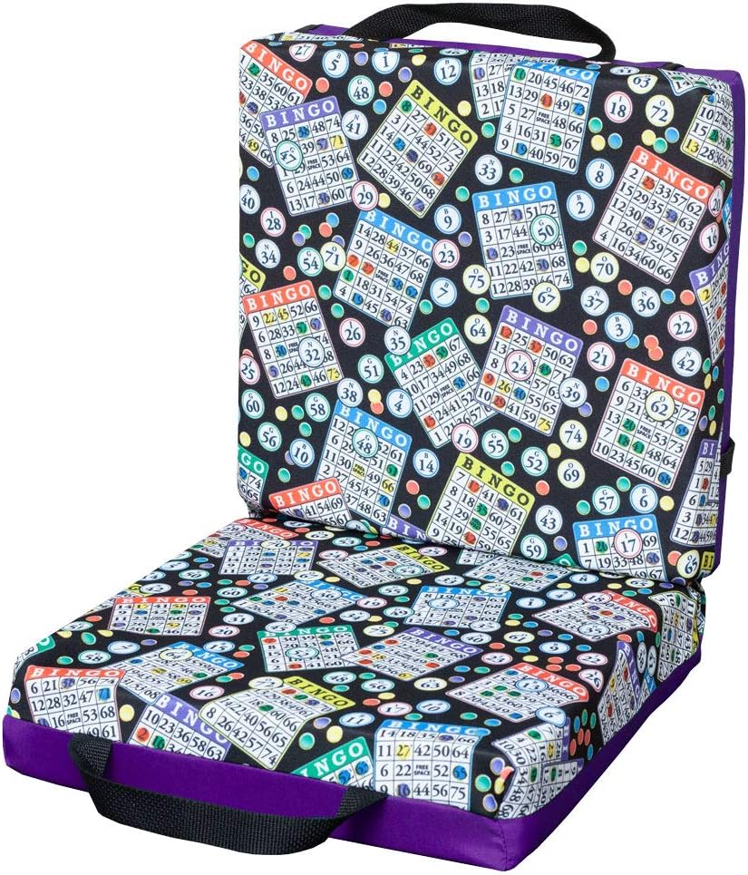 Bingo Pattern Double Cushion for Comfort and Style