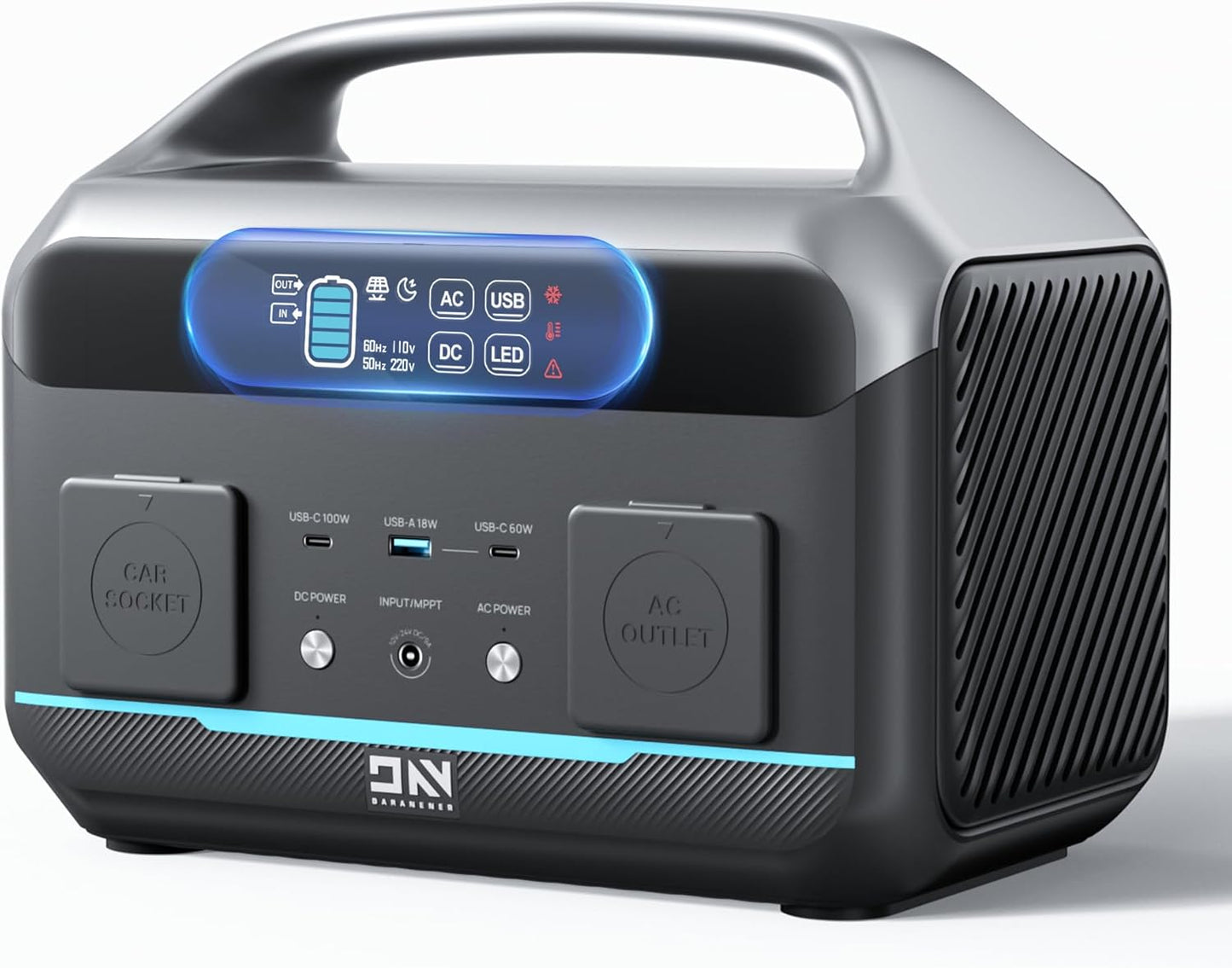 DaranEner 600W Portable Power Station: Fast Charging & Backup Power