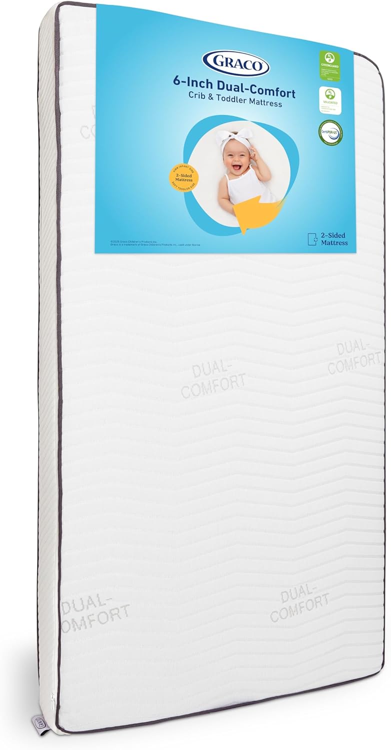 Graco 6-Inch Dual-Comfort Crib & Toddler Mattress Review