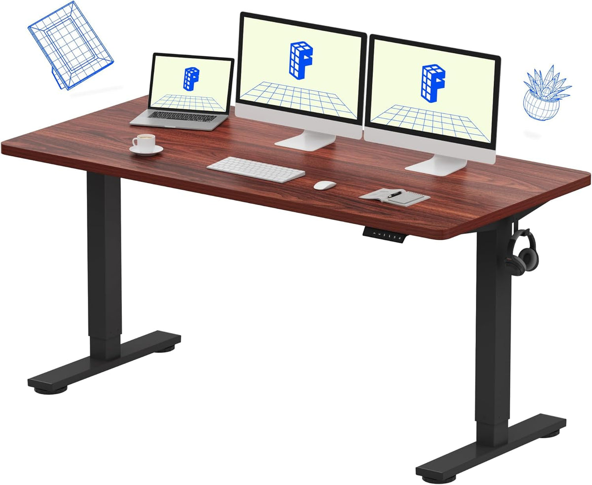 FLEXISPOT EN1 Electric Stand Up Desk - Height Adjustable Workstation