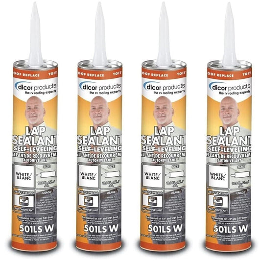 Dicor Self-Leveling Lap Sealant 4 Pack for Roofs and Vents