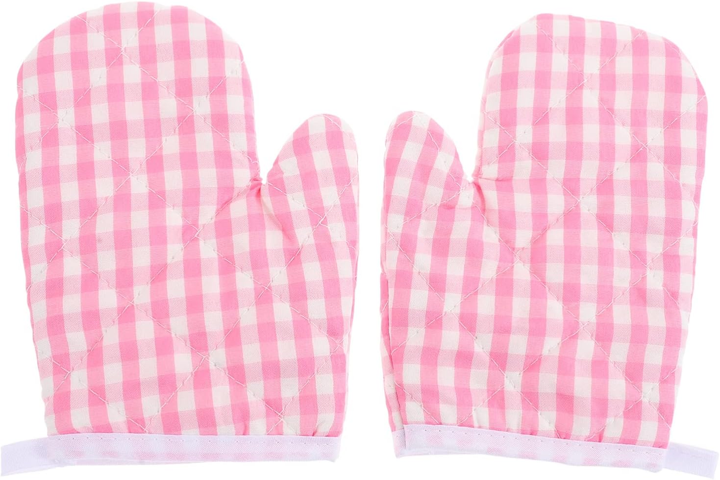 Safe Baking Buddy: 2Pcs Pink Oven Mitts by DOITOOL