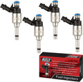 Set of 4 Fuel Injectors FJ1438 Compatible with Hyundai Kia - Durable
