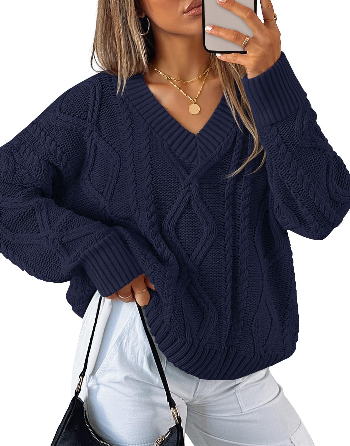 ZESICA Women's Fall Oversized Sweaters for Trendy Style