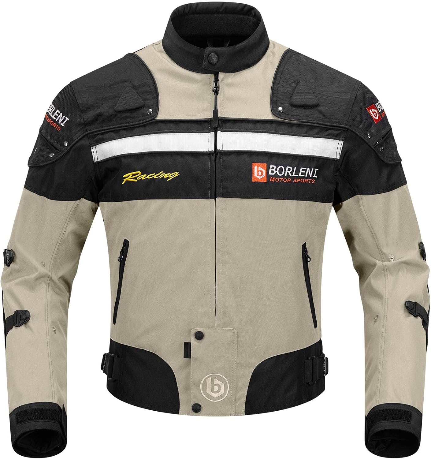 Windproof Motorcycle Jacket with CE Armor for All Seasons