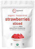 Organic Freeze-Dried Strawberry Slices: Healthy Snack