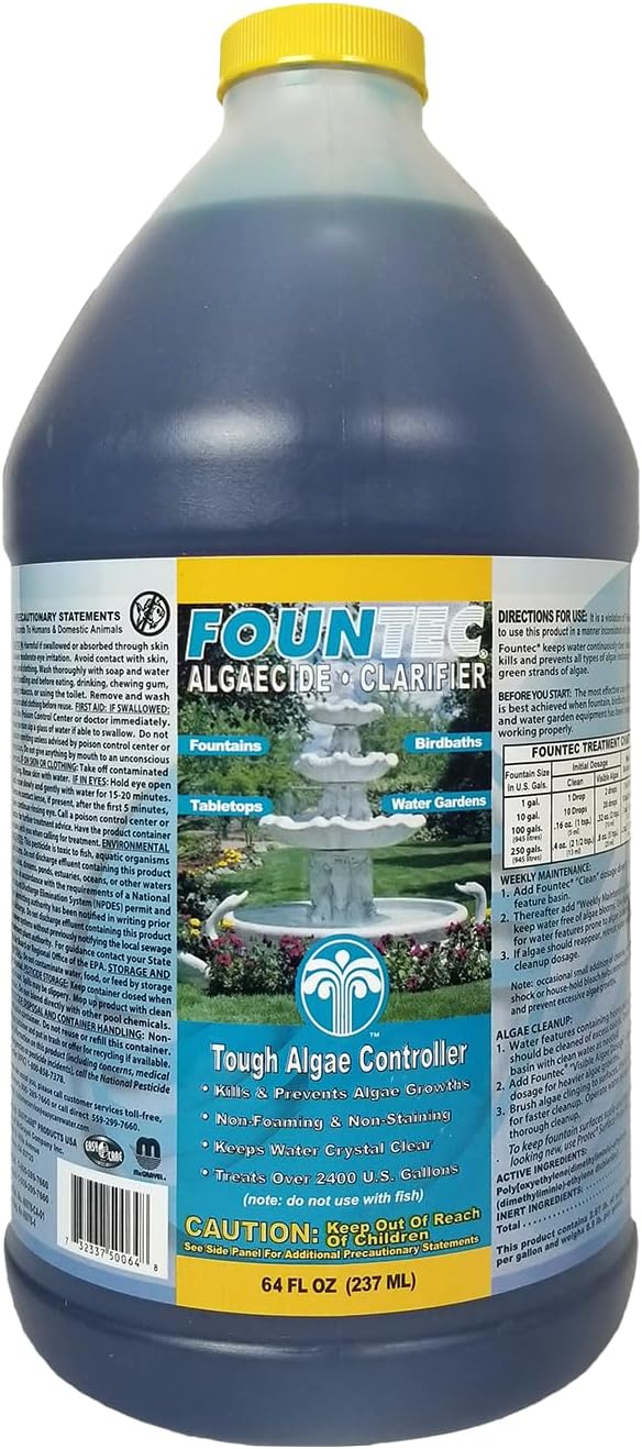 EasyCare FounTec Algaecide and Clarifier for Clear Water