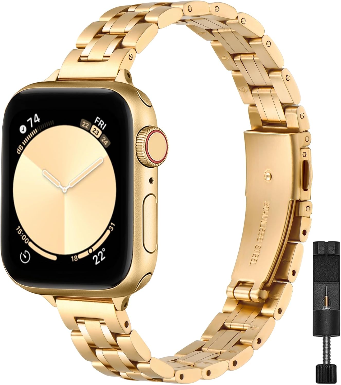 STIROLL Stainless Steel Band - Sleek Compatibility