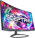 Sceptre New Curved 24.5 in Gaming Monitor 240Hz - Smooth 1080p Play