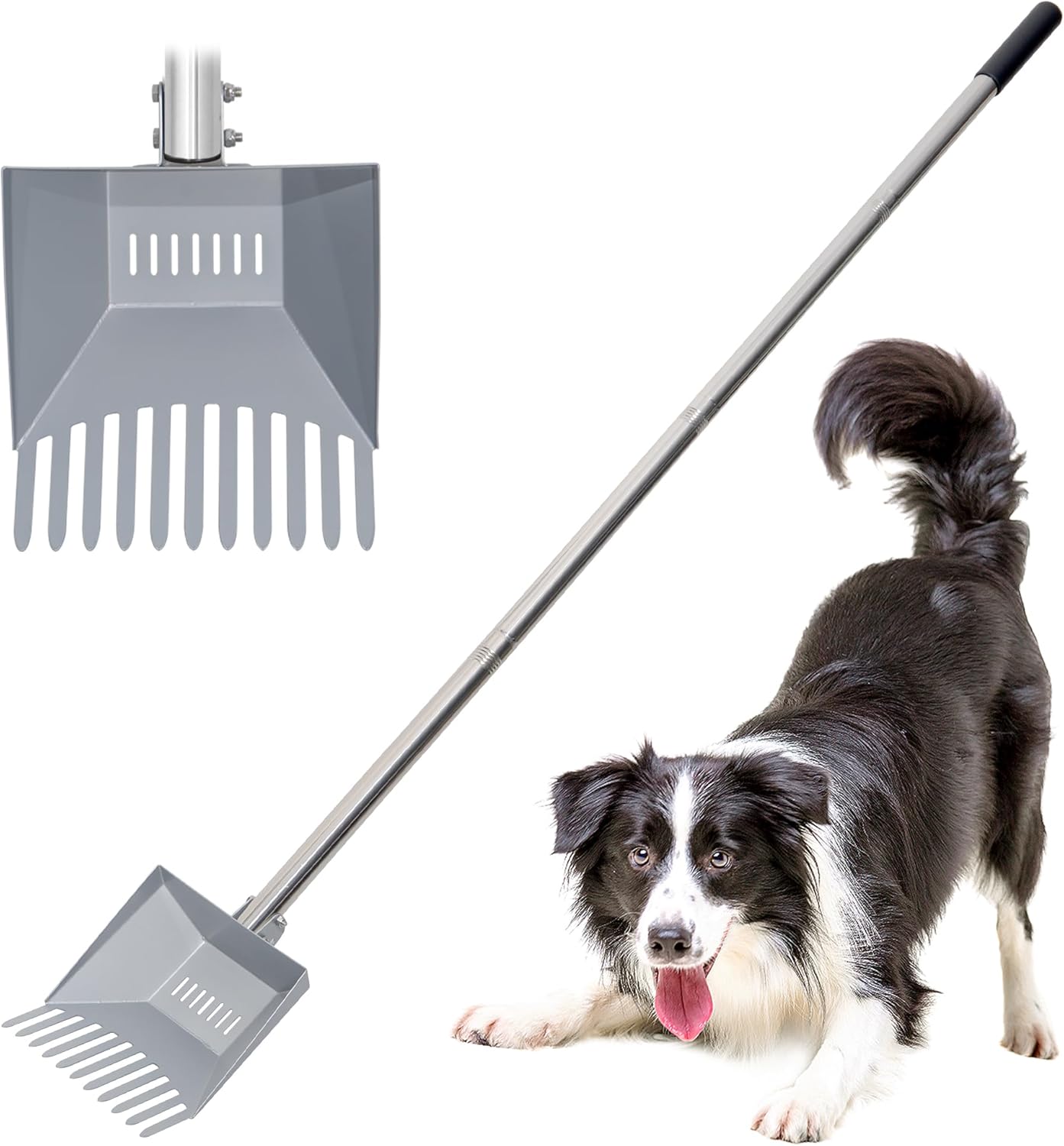 CKLT Heavy Duty Pooper Scooper for Large Dogs Outdoor Use