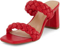 Women's Iris Braided Heel Sandal with Memory Foam - 2.5in heel