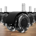 Smooth Rolling Heavy Duty Chair Wheels - Set of 5