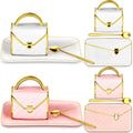 Handbag Shaped Ceramic Coffee Mug Set - Elegant Gift for Women