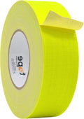 WOD GTC12 Gaffer Tape Fluorescent Yellow Low Gloss - 6 in x 60 ft