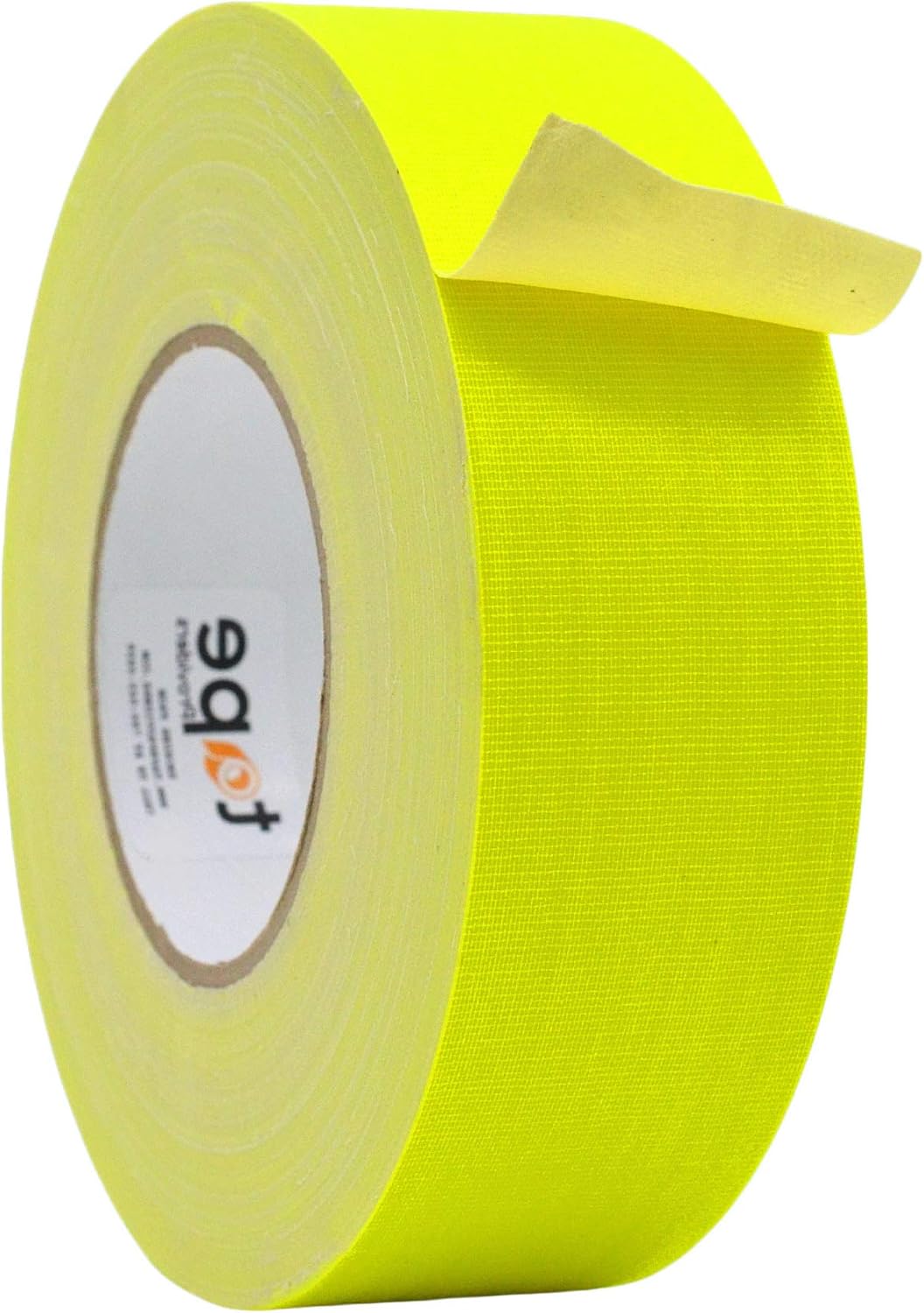 WOD Gaffer Tape Fluorescent Yellow 6 Inch x 60 Feet for Filming