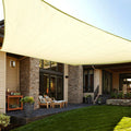 LOVE STORY 6ftx10ft Butter Cream Sun Shade Sail - Custom Outdoor