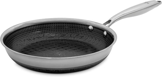 Hell's Kitchen Hybrid 9.5in Frying Pan: Nonstick & Durable Cookware
