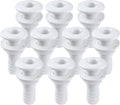 SEAFLO Thru Hull Fitting Plastic Drain Overflow Connector - Saltwater